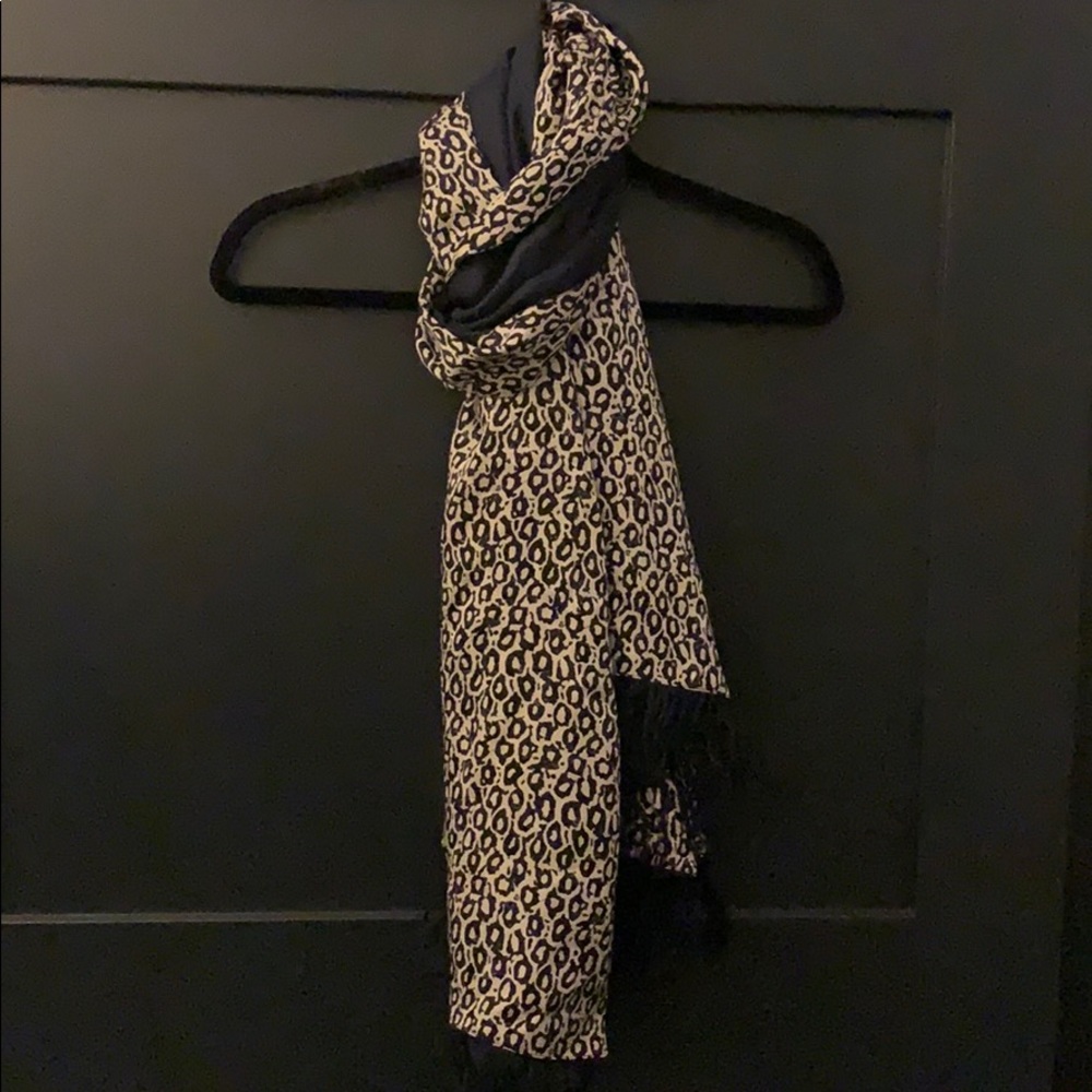 Modern animal print scarf